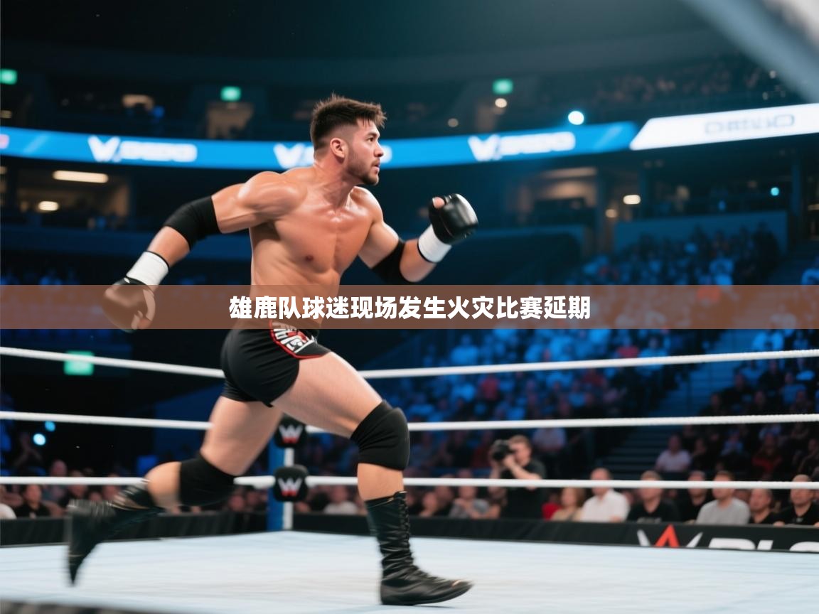 雄鹿队球迷现场发生火灾比赛延期  第1张