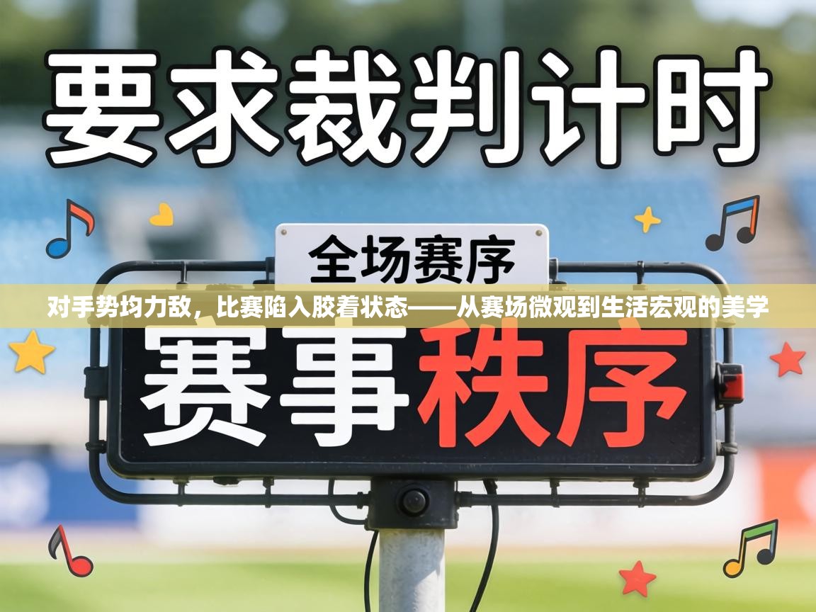 对手势均力敌,比赛陷入胶着状态——从赛场微观到生活宏观的美学 第2张